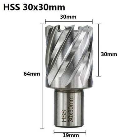

Annular Cutter HSS Metal Core Drill Bit Hollow Drill Bit Hole Opener 12-42mm