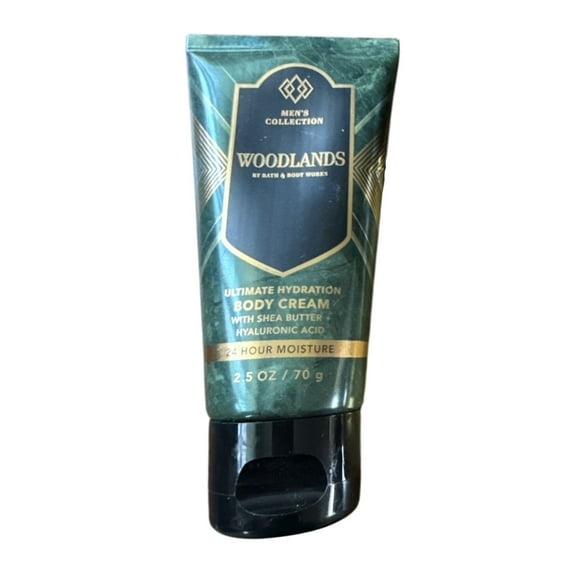 Bath and Body Works Travel Size Body Care - 2.5 Oz 24 Hour Moisture Body Cream (Woodlands)