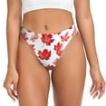thumbnail image 1 of Balery Realistic Maple Leaf Tangas de Algodón para Mujer con Estampado – Ropa Interior Sexy, Transpirable, G-string-XX-Large, 1 of 6