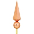 thumbnail image 1 of Good Directions 701 Embout Lancelot avec Support de Toit, Cuivre Poli, 1 of 4