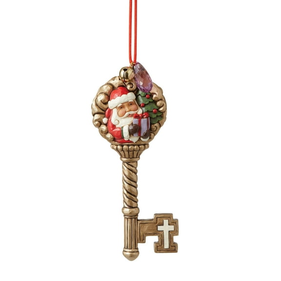 Enesco Jim Shore Heartwood Creek Legend of Christmas Key Hanging Ornament