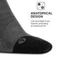 thumbnail image 3 of Feetures Merino 10 Ultra Light Cushion No Show Tab Ankle Socks - Wool Socks for Women & Men - Gray, L (1 Pair), 3 of 6