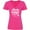Hot Pink, variant on Inktastic Florida is My Happy Place with Palm Trees Women's V-Neck T-Shirt