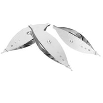 RUNROTOO 3Pcs Comfortable to Hold Tatting Shuttles Smooth Surface DIY Weaving