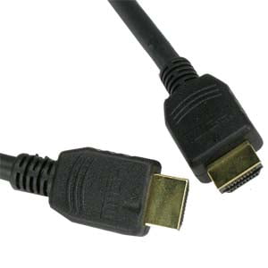 - InstallerParts 20 ft 30AWG High Speed HDMI Cable with Ethernet - Black -- Professional Series -- Supports 3D Full 1080P 4K 2K Devices and Audio Return
