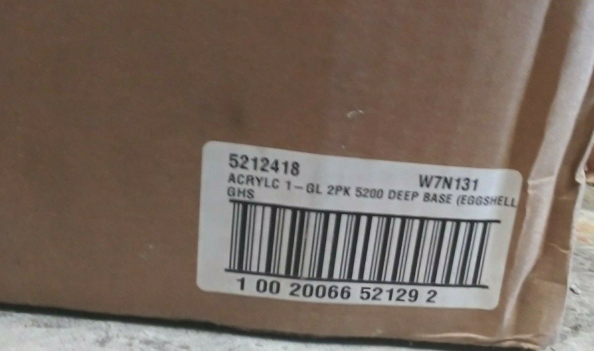 (2)RustOleum 5200 System Water Based DTM Acrylic Base, 1