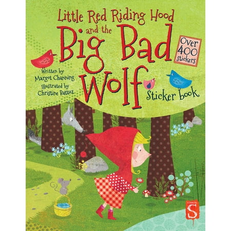 Little Red Riding Hood and the Big Bad Wolf Sticker