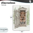 thumbnail image 4 of Stupell Industries Farmhouse Lost In Scroll Outhouse Canvas Art, 16 x 24, by Cindy Jacobs, 4 of 8