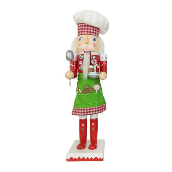 HESITONE Christmas Wood Chef Nutcracker Soldier Ornament Children New Year Gift