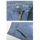 thumbnail image 5 of Pantalones vaqueros rectos sueltos para mujer, ropa de calle azul, pantalones de mezclilla para damas de vacaciones con bolsillo, 5 of 5