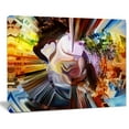 thumbnail image 1 of Tiger Design Art Layers of Inner Paint Canvas Print, 1 of 3
