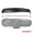 Unmatched Black (NOT A FACTORY COLOR!), variant on DashSkin Half Dash Cover Compatible with 2002-2005 Dodge Ram in Black - Covers Main Dash Half Only - Hard Molded Plastic Dashboard Cap