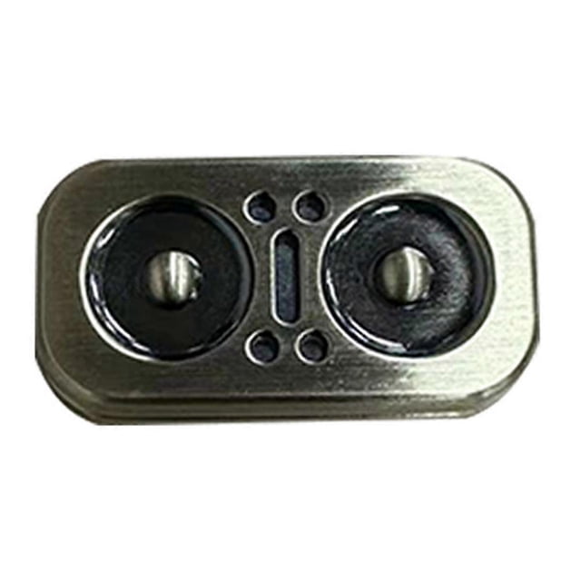 Juguete antiestrés de metal con forma de búho giratorio y deslizador para adultos.