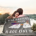thumbnail image 2 of Halloween Blanket for Women, Fall Throw Blanket for Boyfriend Girlfriend, Couple Halloween Throw Blanket 50x60, Cute Halloween Decorations,Spooky Blanket Autumn Gift for Women Men Her, Grey, 2 of 6