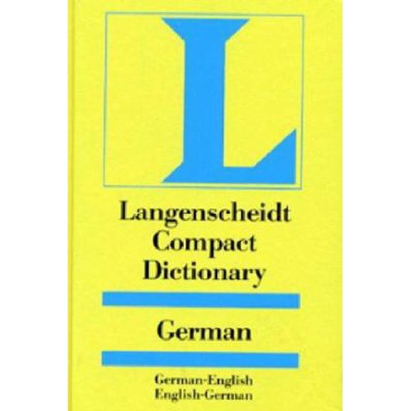 Pre-Owned Langenscheidt Compact Dictionary German (Hardcover) 088729071X 9780887290718