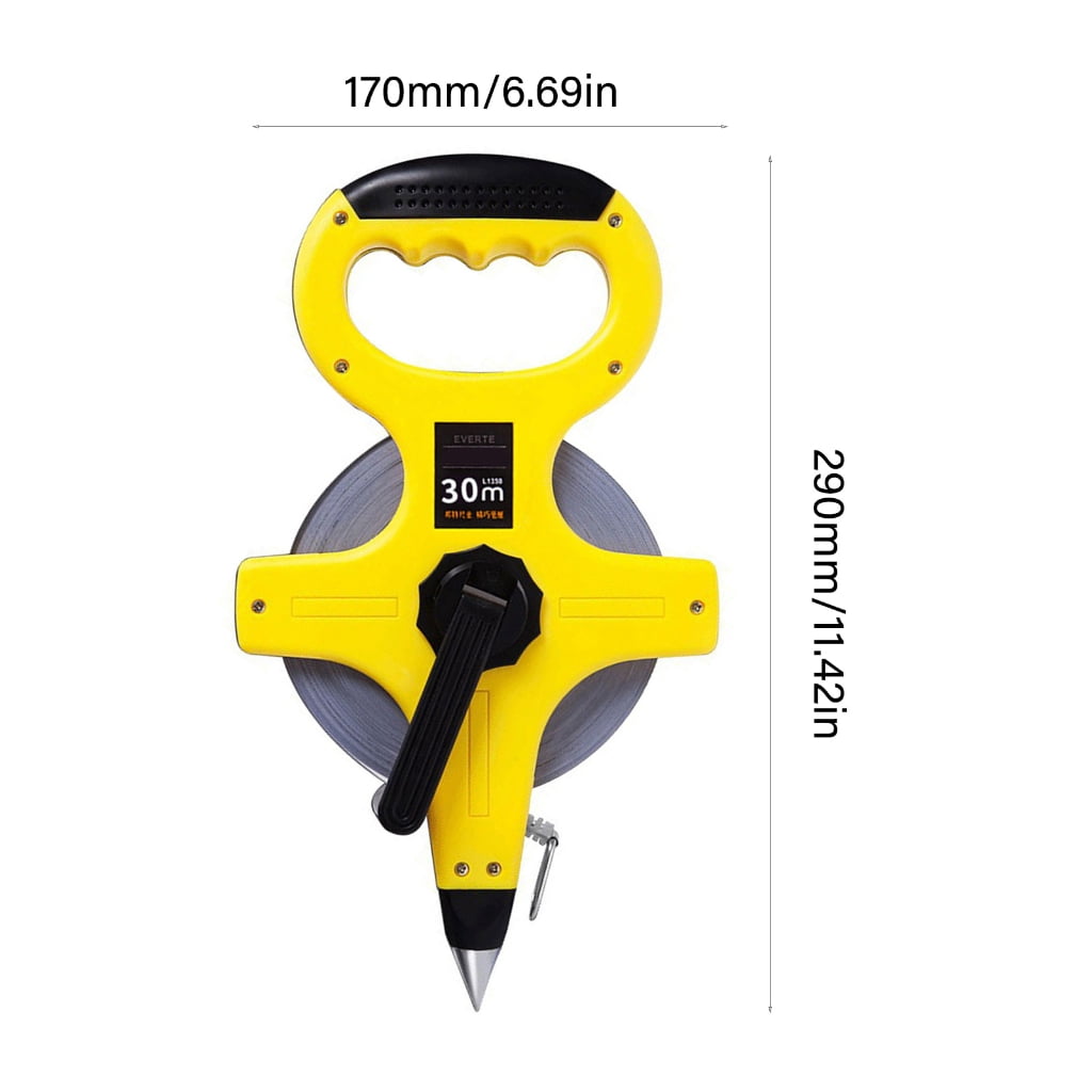 ABS Nylon-Coated Tape Measure with 3 Meter Reward, & Portable for Construction/Tailoring