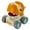 Orange, variant on VVQ 1Pc Pull Back Cars, Dinosaur Car for Ages 2-5, Push and Go Vehicle Set for Birthday Gift, Friction Powered Mini Car Model for Indoor Floor Carpet Play, Orange