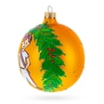 thumbnail image 2 of Baseball Player in Mid-Swing Glass Ball Christmas Sports Ornament 4 Inches, 2 of 4