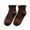 Coffee, variant on MIASHUI Women's Ruffled Ankle Socks Low Cut Socks for Women Casual Fashion Socks with Ribbed Trim Black