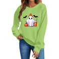 thumbnail image 2 of DIOAZUD Womens Halloween Sweatshirts Plus Size Ghost Graphic Pullovers Fall Classic Round Neck Long Sleeve Sweater Tops Halloween Costumes, 2 of 5