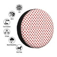 thumbnail image 4 of Naloa Red Cross PVC Leather Spare Tire Wheel Cover for Car Truck SUV Camper Trailer Universal Fit many size17 inch, 4 of 6