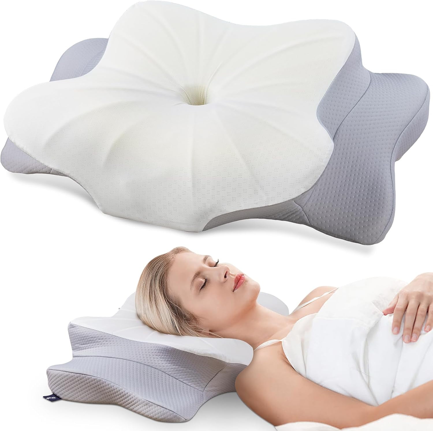Contour Memory Foam Cervical Pillow for Neck Support
