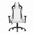 thumbnail image 2 of Furniture of America Valay 2-Piece Metal Gaming Desk and White Gaming Chair Set, 2 of 21