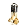 thumbnail image 1 of GUOOL Delicacy Kitchen Kitchen Utensil Set Stainless Steel Cooking Tools with Rotating black, 1 of 8