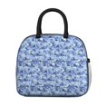 thumbnail image 2 of Insulated Lunch Bag for Women, Floral Print Oxford Fabric Lunch Box, Leakproof Thermal Cooler Tote for Work, School & Picnic, Camo, Camouflage Print, 2 of 5