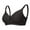 Black, variant on Push Up Bras For Women Non Wired Padded Full Cup Without Underwire With Padding Seamless Bustier Lette Breathable Soft Underwear Seamless