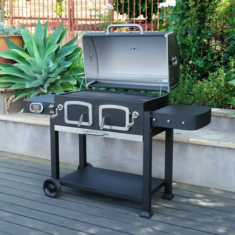 Kenmore 32-inch Smart Charcoal Grill with Bluetooth Meat