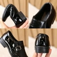 thumbnail image 3 of Ticikt Children's Boy's Girl's Lace-Up School Uniform Shoes Comfort Oxford Dress Shoes (Toddler/Little Kid/Big Kid),Color:Black,Size:11-11.5 Years, 3 of 5