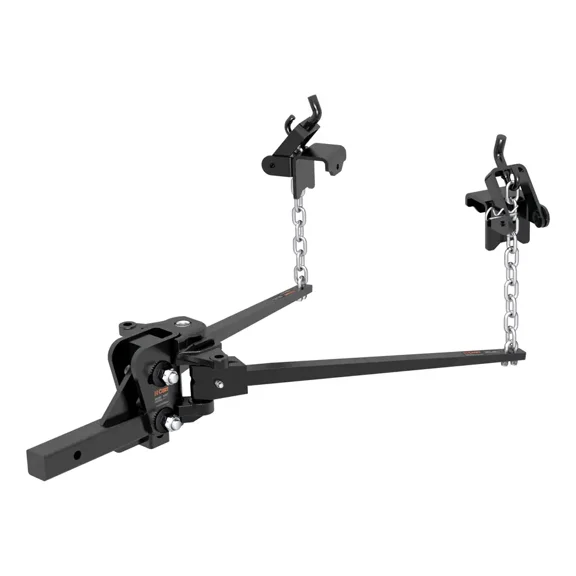 CURT 17302 Long Trunnion Bar Weight Distribution Hitch, Up to 10K, 2-Inch Shank