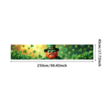 LUUFILx St Patrick's Day Green Clover Backdrop Photography Props Party Decors Background Celebration Banner Shamrock Decorations Scenery Supplies Event