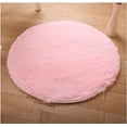 thumbnail image 1 of Alfombra redonda de lana de seda, cesta colgante para computadora, silla, tapete de yoga, sala de estar, sofá, dormitorio, tapete para el piso., 1 of 6
