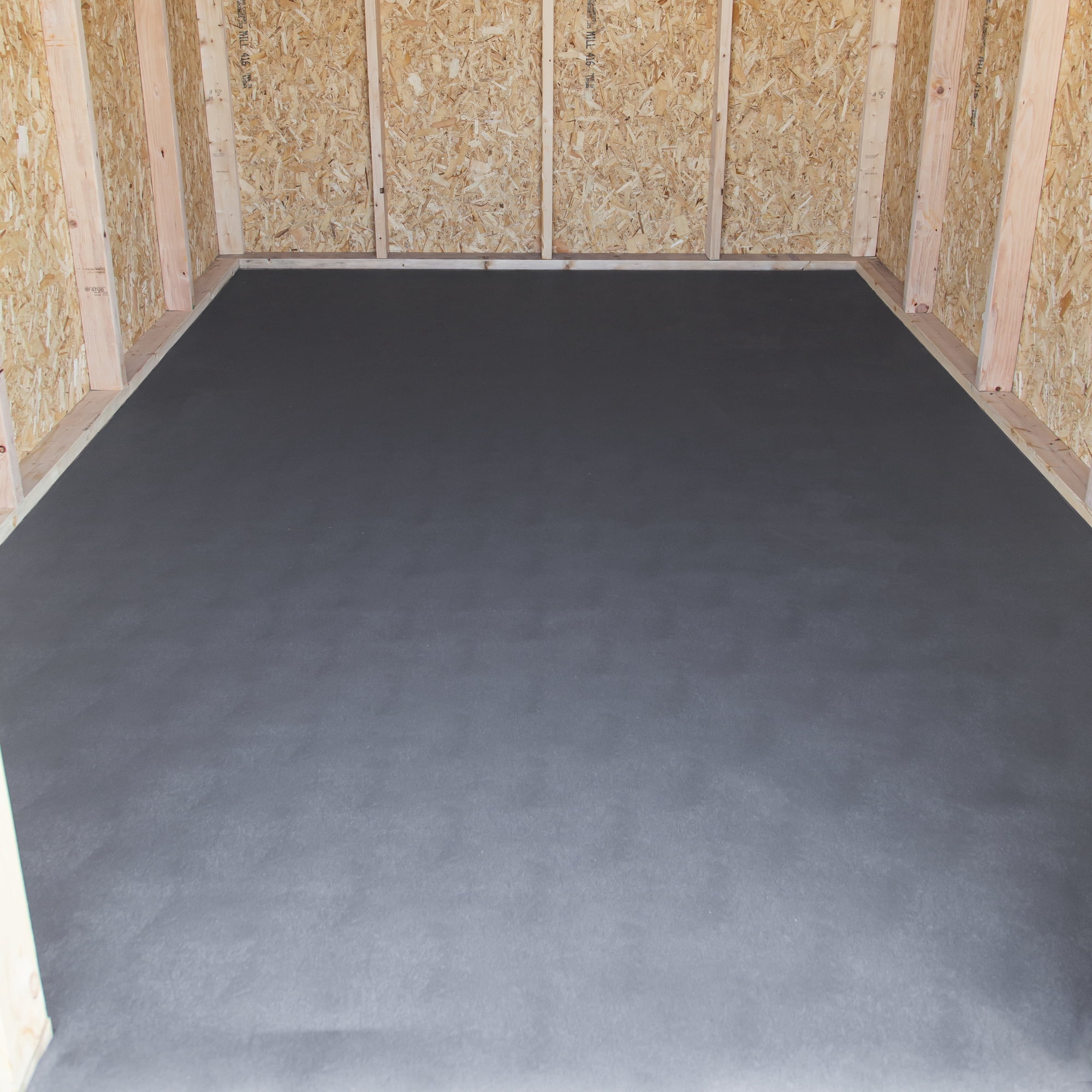 G-Floor Levant Vinyl Shed Flooring Cover - Slate Grey