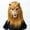 Yellow, variant on Halloween Realistic Lion Mask,Fursuit Lion Head Mask,Funny Animal Masks Fancy Dress for Christmas Carnival Party
