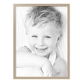 thumbnail image 2 of ArtToFrames 28" x 38" Natural Oak Picture Frame, 28x38 inch Brown MDF Poster Frame (WOM-4299),  Pack, 2 of 8