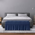 thumbnail image 6 of Bench Slipcover Dining Bench Protector Washable Removable Soft Bench Seat Protector Cover Dining Bench Cover for Dining Room Hotel, 6 of 8