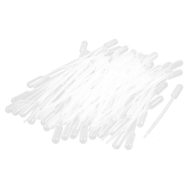 100 Pcs 1mL Pipetas Pasteur desechables graduadas para transferencia de líquidos