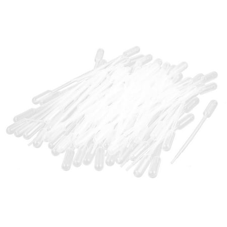 Transfer Pipets - 100 Pcs 1mL Disposable Graduated Liquid Transfer Pasteur Pipette Droppers