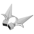 thumbnail image 3 of Shisuyan 2pcs Flagpole Finials Flagpole Finial Fence Finials Trident Metal Fence Topper Fence Topper Fence Finials Trident Fence Spears Decorative Fence Toppers, 3 of 8