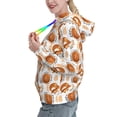 thumbnail image 2 of Lsque Cute Squirrel Pattern Casual Women's Hoodie,Hooded Sweatshirt with Kangaroo Pocket,Pullover Hoodie with Eye-catching Drawstrings-Small, 2 of 7