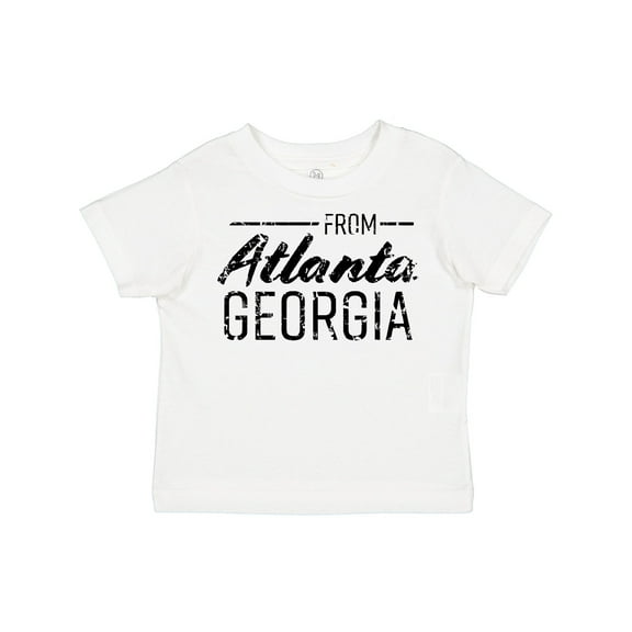 Inktastic From Atlanta Georgia in Black Distressed Text Boys or Girls Toddler T-Shirt