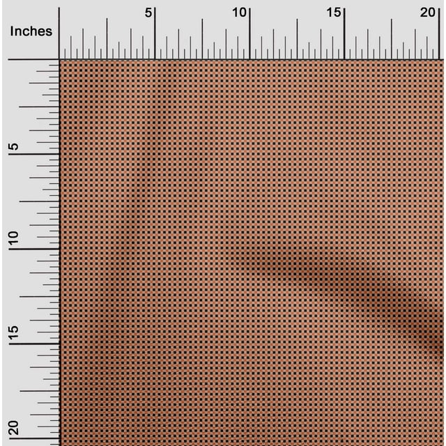 oneOone Viscose Jersey Fabric Gingham Check Printed Craft Fabric BTY 60 Inch Wide