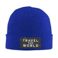 thumbnail image 2 of Junzan Travel The World1 Mens Winter Hats Thick Knit Cuff Beanie Cap Beanie Hat, 2 of 7