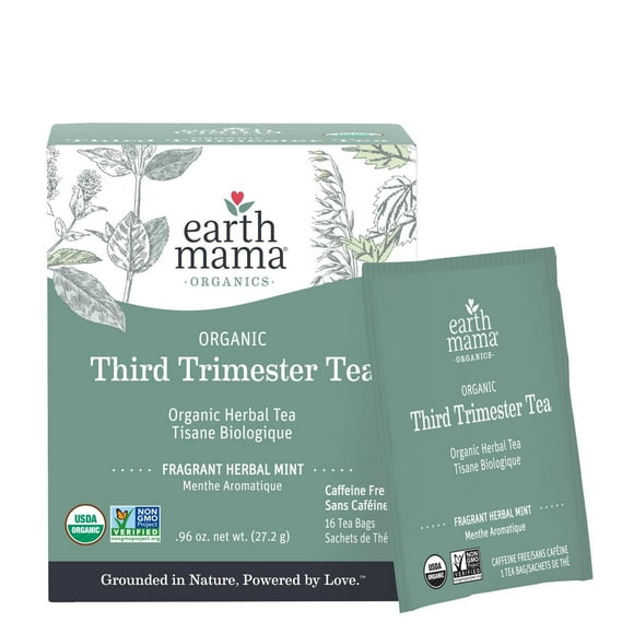Thé biologique Earth Mama du troisième trimestre Tisane en fin de grossesse