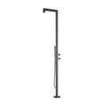 thumbnail image 2 of DAX Freestanding Outdoor Stainless Steel Shower with Hand Shower, Matte Black, 2 of 6