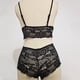 thumbnail image 3 of Gibobby Lencería sexy para mujer Sujetador de encaje Lencería de mujer Bralette Tamaño Tallas grandes Ropa interior Corsé floral Dos íntimos(Negro M), 3 of 5