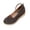 Gray, variant on Wensltd Closed Toe Shoes Women Slip On Solid Color Lightweight Walking Shoes